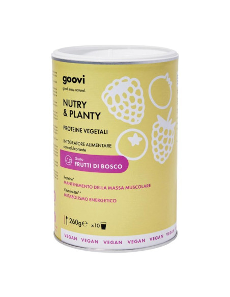 Goovi proteine vegetali frutti di bosco