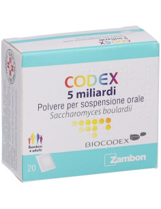 Codex 5mld 250mg 20 bustine