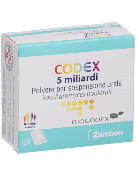 Codex 5mld 250mg 20 bustine