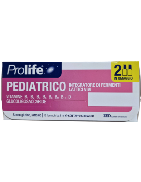 Prolife pediatrico fermenti lattici 12 flaconi 8ml