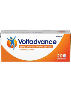 Voltadvance diclofenac 25mg antinfiammatorio 20 compresse