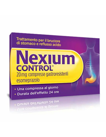 Nexium control 20mg 7 compresse gastroresistenti