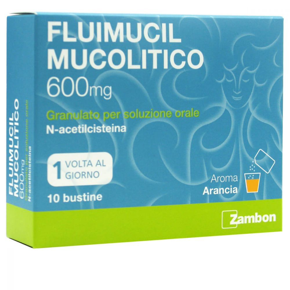 Fluimucil mucolitico 600mg 10 bustine