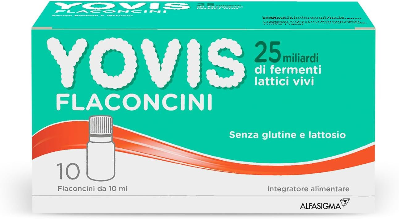 Yovis flaconcini fermenti lattici 25 miliardi 10 flaconcini