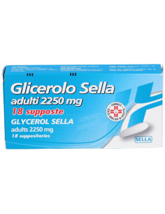 Glicerolo adulti 2250mg 18 supposte