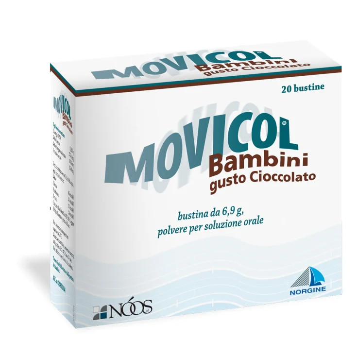 Movicol cioccolato bambini 6,9g 20 bustine