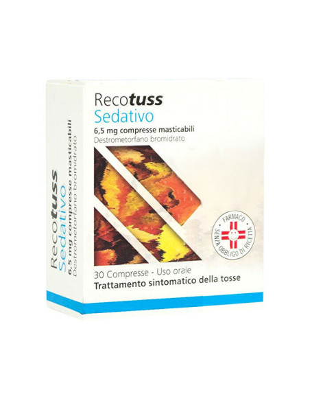 Recotuss sedativo 6,5mg 30 compresse masticabili