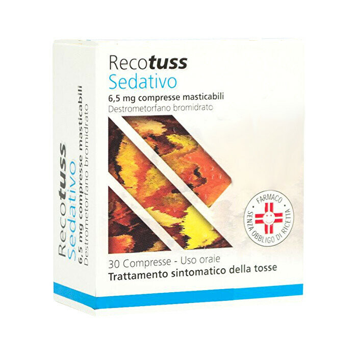 Recotuss sedativo 6,5mg 30 compresse masticabili