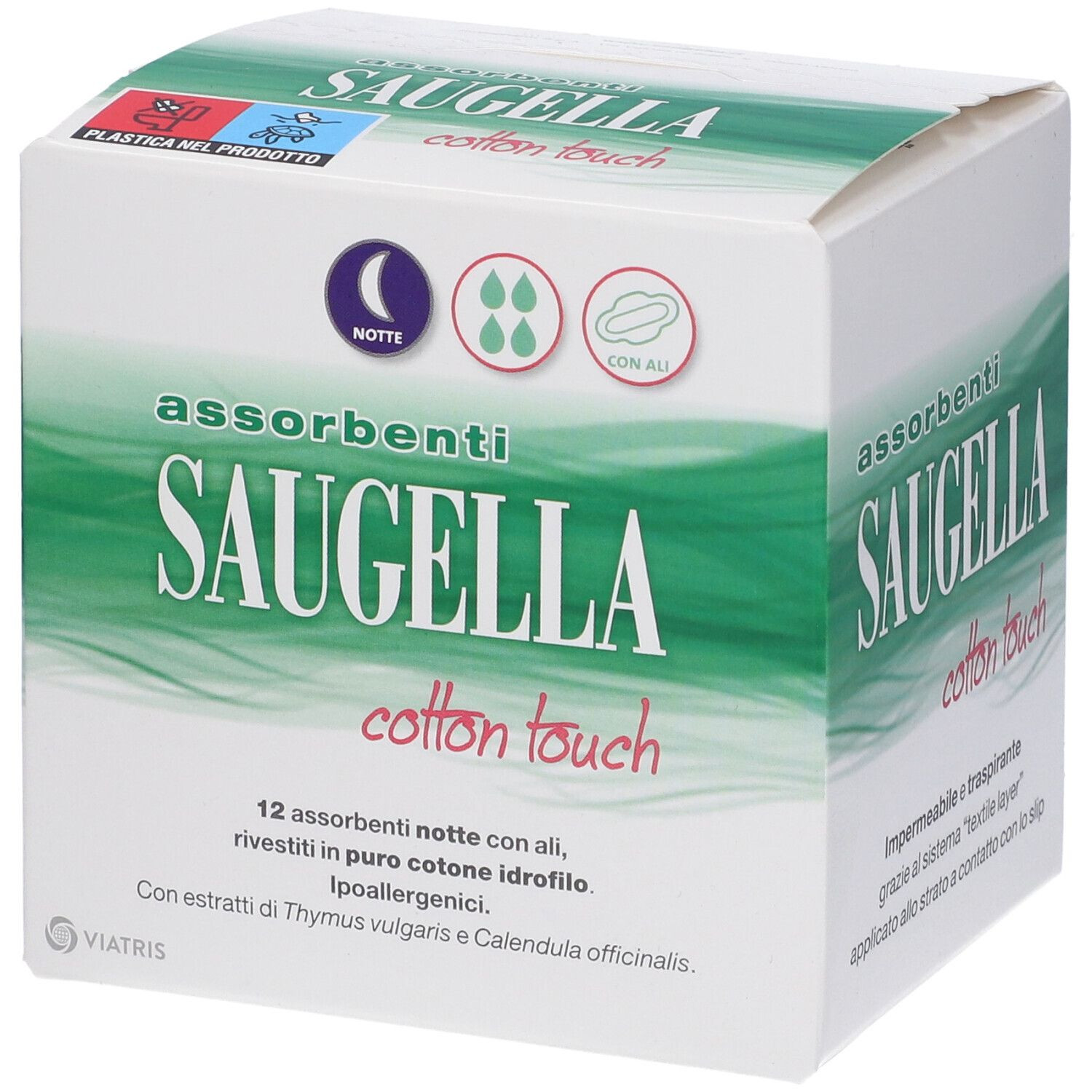 Saugella assorbenti notte 12 pezzi