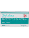Zetalax supposte di glicerina 2,25g per adulti 18 supposte