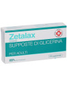 Zetalax supposte di glicerina 2,25g per adulti 18 supposte