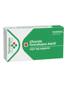 Glicerolo Farmakopea 2500mg 18 supposte