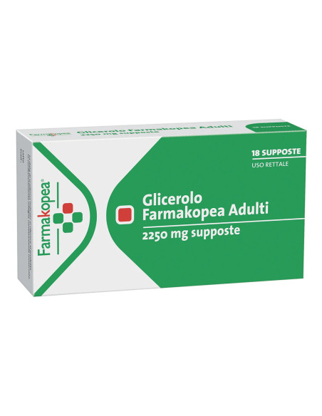 Glicerolo Farmakopea 2500mg 18 supposte
