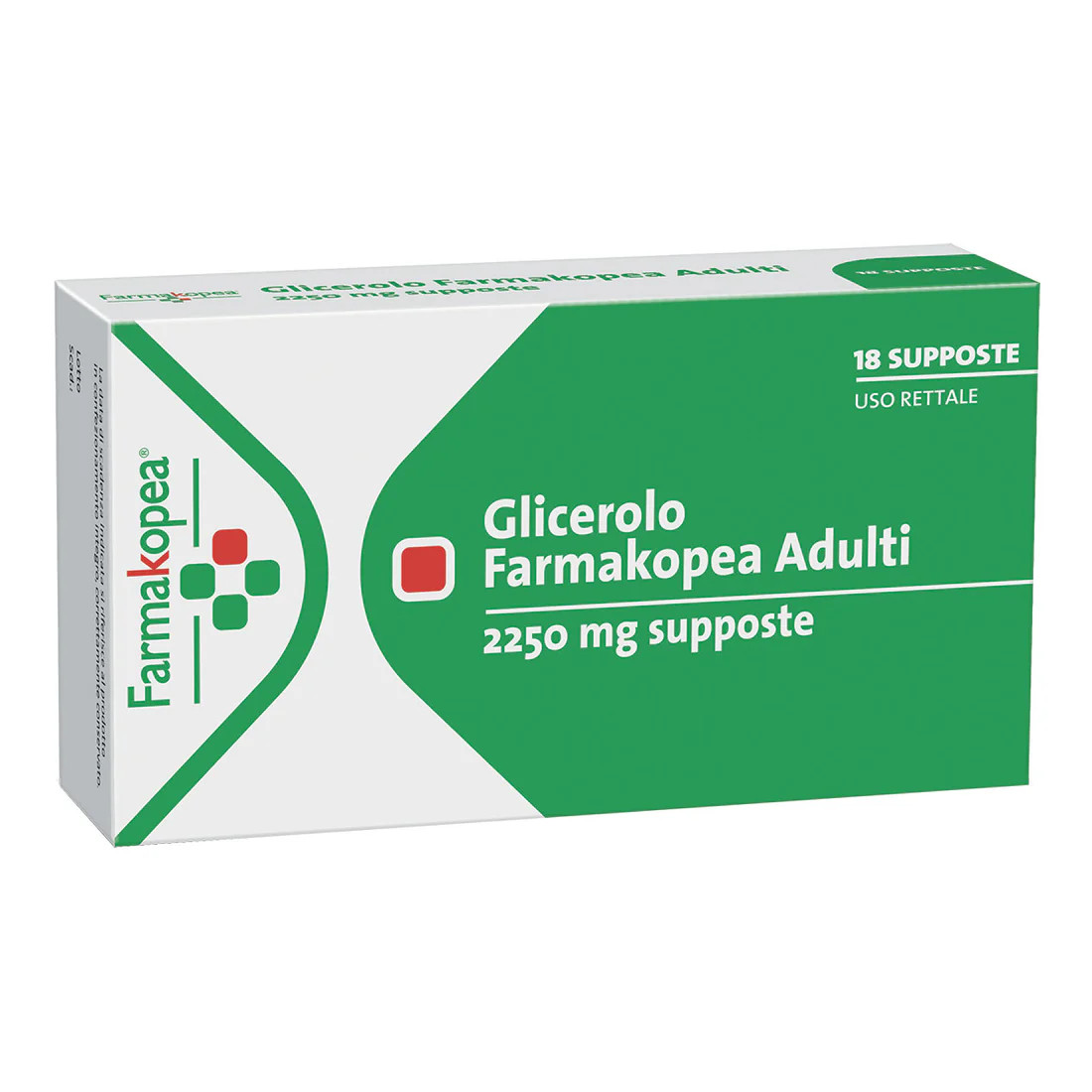 Glicerolo Farmakopea 2500mg 18 supposte