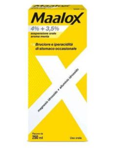 Maalox sospensione orale 4%+3,5% 250ml