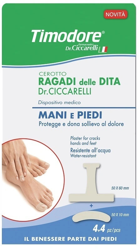 Timodore cerotto ragadi dita mani e piedi 8 pezzi