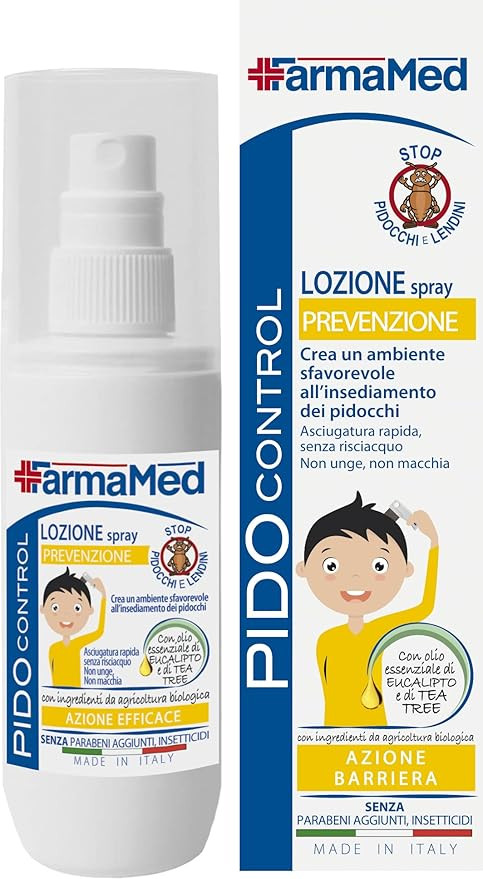 Farmamed Pidocontrol lozione spray prevenzione pediculosi