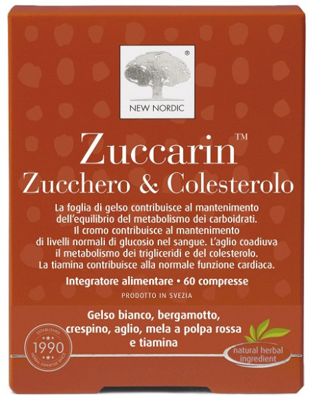 Zuccarin zucchero&colest 60 compresse