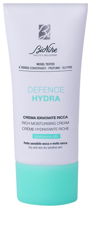 Bionike Defence Hydra Crema Viso Idratante Ricca Pelle Sensibile e Secca 50 ml