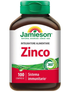 Jamieson zinco 100 compresse