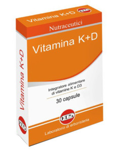 Vitamina k+d vegetale 30 capsule