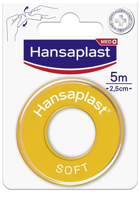Cer hansaplast soft 2,5x500cm