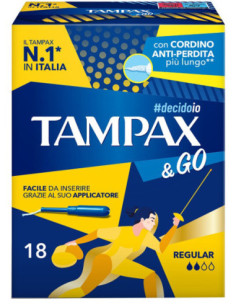 Tampax &go regular 18pz