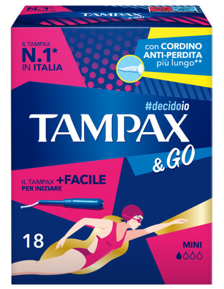 Tampax &go mini 18pz