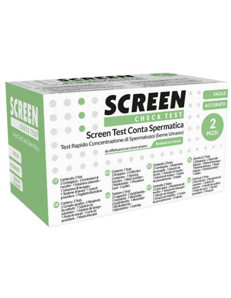 Screen test conta sperm 2pz