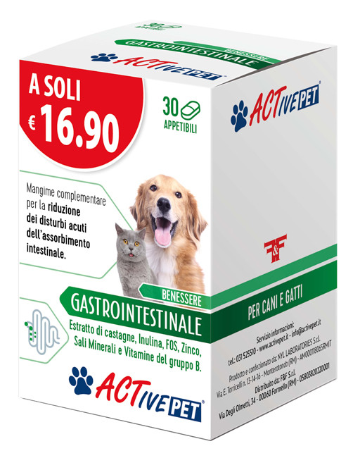 Active pet gastrointest 30 compresse