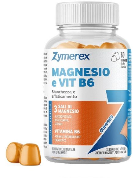 Zymerex magnesio vit b6 60gumm