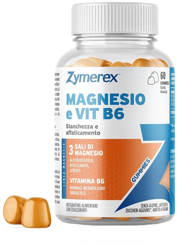 Zymerex magnesio vit b6 60gumm