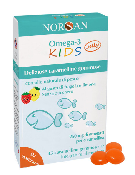 Norsan omega 3 kids caramellin