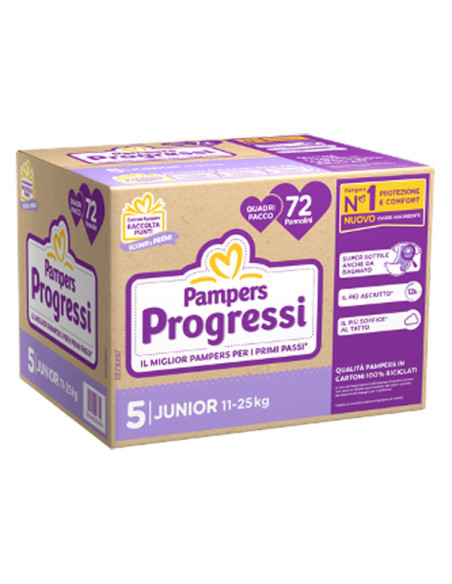 Pampers qu prog j 72pz