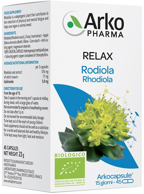 Rodiola 45 capsule bio n/f arkofarm