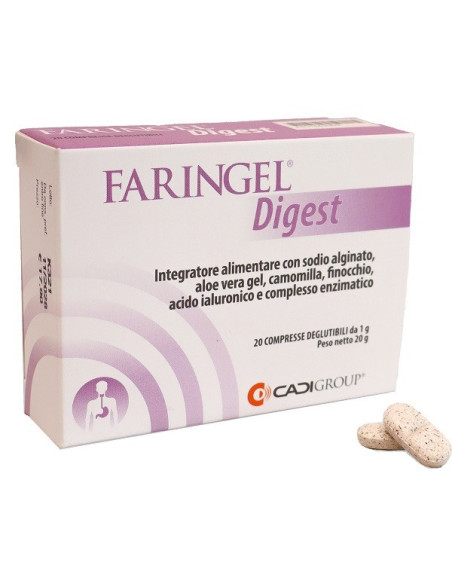 Faringel digest 20 compresse deglutib