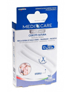 Cerotti sutura sterili 10pz