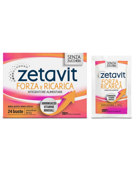 Zetavit forza ricarica 24 bustine