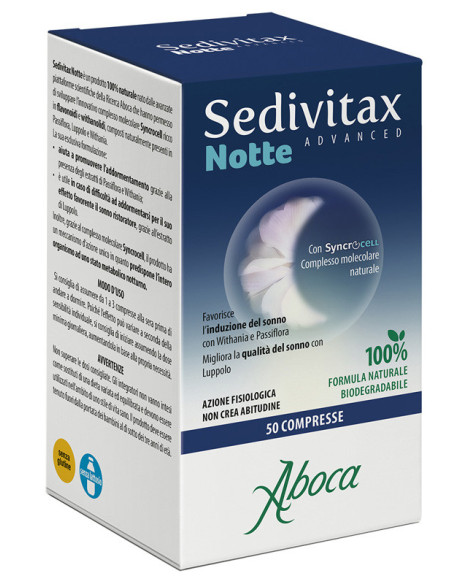 Sedivitax notte advanced 50 compresse