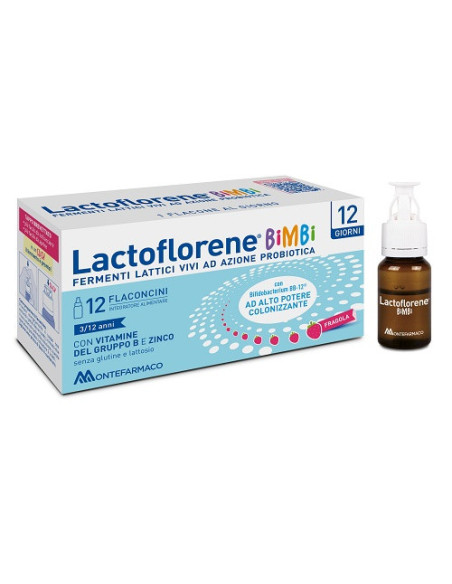 Lactoflorene bimbi 12 flaconcini