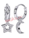 Bjt228 orecchini star&moon ss