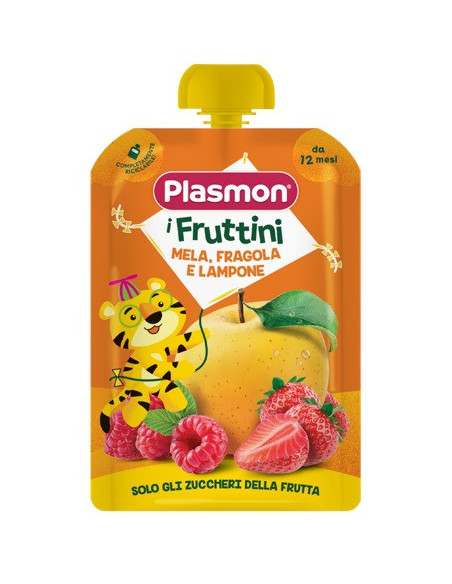 Plasmon i fruttini mela fra la