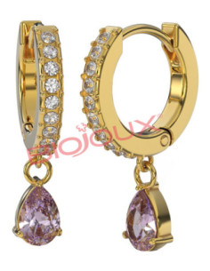 Bjt317 orecchini ines viole gp