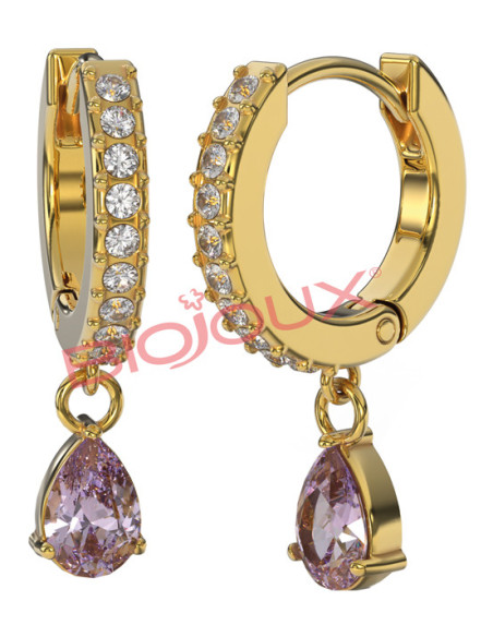 Bjt317 orecchini ines viole gp