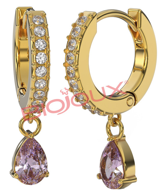 Bjt317 orecchini ines viole gp