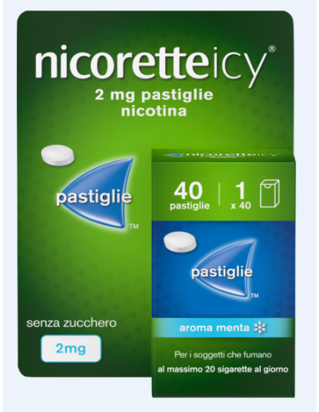Nicoretteicy 40 pastiglie 2mg