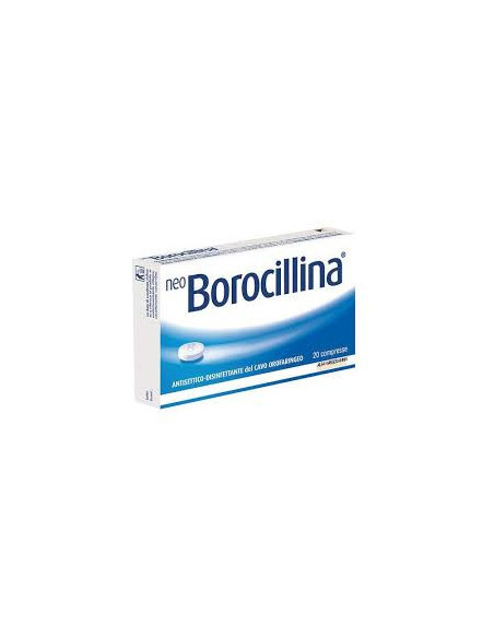 Neoborocillina 20 pastiglie 1,2+20mg