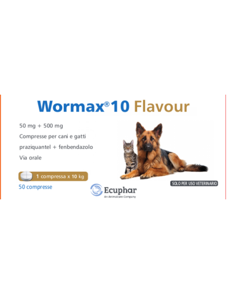 Wormax 10 flavour 50 compresse