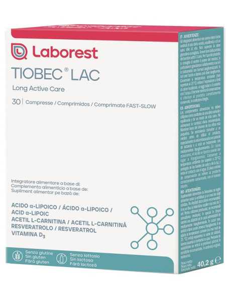 Tiobec lac 30 compresse