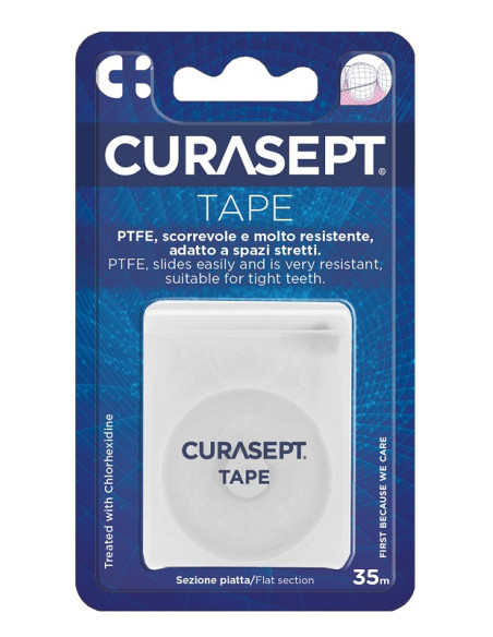 Curasept floss ptfe tape clor